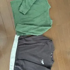 ユニクロとグローバルワーク110サイズトレーナー