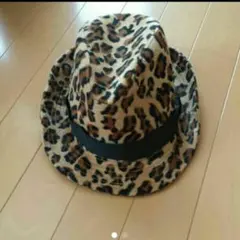 AZULのヒョウ柄ハット