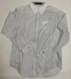 familiar ホワイトストライプ 長袖シャツ