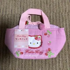 ハローキティ ランチバッグ いちごキティ ポリエステル タグ付き