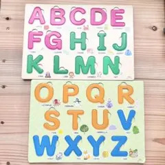 ECCアルファベット 紙製パズル 知育玩具 英語学習のサムネイル