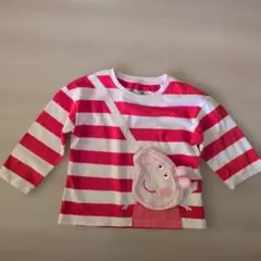 NEXT ペッパピッグ ボーダー 長袖Tシャツ 92cm
