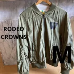 RODEO CROWNS アウター　ジャケット　リバーシブル　M カーキ、花柄