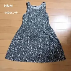 H&M ノースリーブワンピース 花柄 134/140