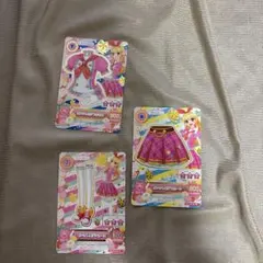 アイカツ ピンクトルテコーデ 3枚セット