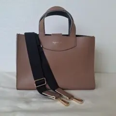 agnes b. トートバッグ ショルダー 2way レザー PAS04-02のサムネイル