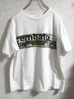 90s ONEITA オニータ ヴィンテージTシャツ L 白 両面 グリーン