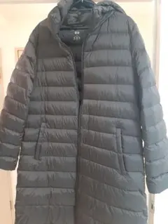 ユニクロウルトラライトダウン ロングコート　ブラウン