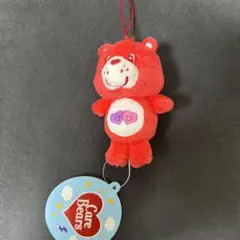 CareBears ケアベアーズ ぬいぐるみキーホルダー 赤
