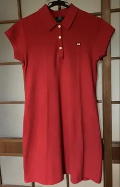 ポロジーンズラルフローレン★ポロワンピース赤POLO JEANS Lサイズ