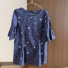 marimekko（マリメッコ）七分袖 花柄ブラウス 36 北欧デザイン - メルカリ