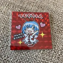 つむぐちゃんシール　赤
