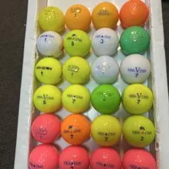 12/83)美品KIRAキャスコカラフルロストボール2ダースの出品になります。