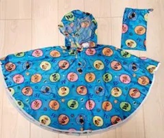 ベビーレインポンチョ パウパトロール青 収納袋付き