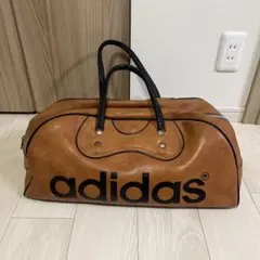【ろーすけ様】70s  アディダス ボストンバッグブラウン レザー ろーすけ様】70s adidas アディダス ボストンバッグブラウン レザー