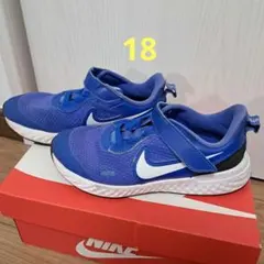 NIKE REVOLUTION スニーカー 18cm 青