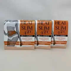 M0722G2 未使用★HEAT SLIM 42℃ ヒートスリム 8枚入×3個のサムネイル