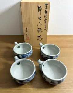 波佐見焼 敏彩窯 小鳥唐草 高台鉢 共箱 - メルカリ
