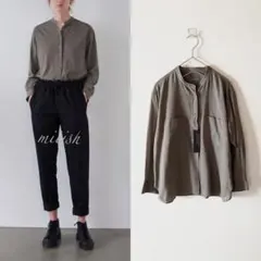 新品タグ付 マーガレットハウエル コットンシャンブレー リボンタイ 