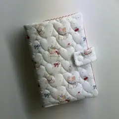 【1点のみ】バインダーカバー　レトロ柄　A6 バインダー付
