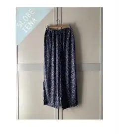 スローブイエナ TROUILLET Blue Flowerパンツ