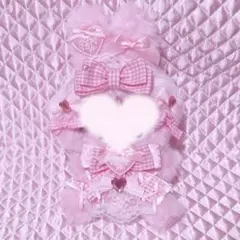 ぬい服 10~12cm おすわり ピンク うさぎ - メルカリ