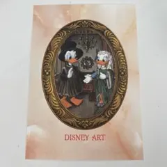 東京ディズニーシー　初期　DISNEY ART ポストカード　ドナルド・デイジー