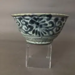 中国骨董明時代古染付椀