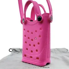 極美品✨BALENCIAGA クロックス 2way ショルダーバッグ ピンクのサムネイル