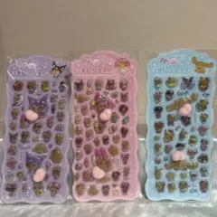 日焼けサンリオシール3枚