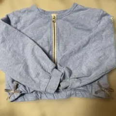 プティマイン　サイドリボン付きアウター120