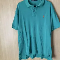 Polo by Ralph Lauren ターコイズ ポロシャツ M