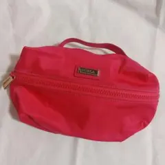 FURLA ピンク レザー ポーチ