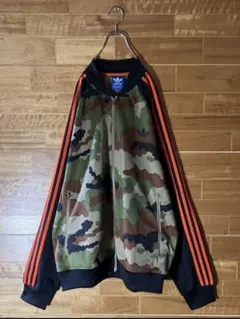 【超希少】アディダス　ジャージ　トラックジャケット　迷彩柄切替 ATP XL