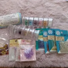 バラビーズ　天然石　TOHO ビーズセット 　ハンドメイド素材　まとめ売り