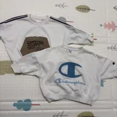 バースデー　チャンピオン　コンバース　トレーナー　80 2枚セット