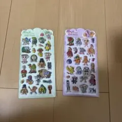 AIモンスター きゅん～ポップシール 2種 セット