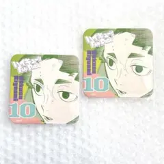 ハイキュー‼︎ ファンパーク　アートコースター　佐久早聖臣×2