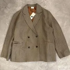 チャオパニック　タグ付き新品　オーバーサイズ　グレンチェックジャケット