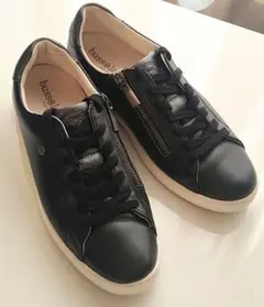 Bussola スニーカー ブラック サイドジップのサムネイル