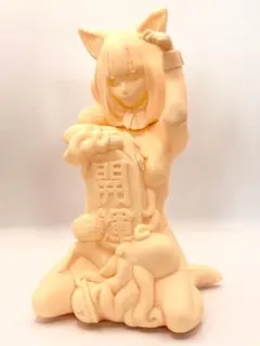 ヒカリトイズ　東京縁起　招キ猫　ソフビ　未彩色版