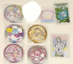 サンリオキャラクター キラキラBIG缶バッジ ウエハースカード グミ シール