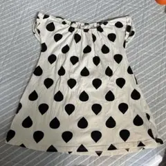 ドロップ柄 半袖ワンピース 120