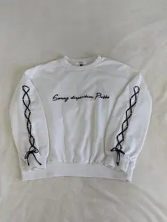 PINK-latte白トレーナー Ｓ160