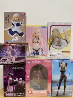 美少女フィギュア　アルベド　シャルティア　海夢　ジェス　ラスタロッテ　水原千鶴