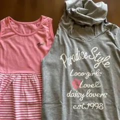 Daisy Lovers ノースリーブ パーカーワンピース2点セットのサムネイル