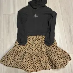 devilrock フード付きワンピース 150cm