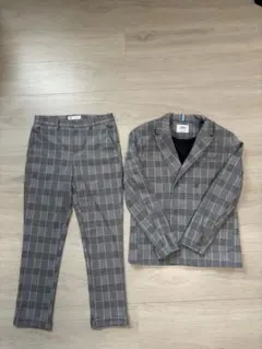 ☆ZARA☆ 上下セット！小学生〜チェック柄 スーツ
