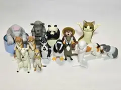 ガチャ 動物 15点セット【合掌・おじぎさん等】