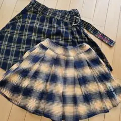 チェック柄2枚130センチ140センチ